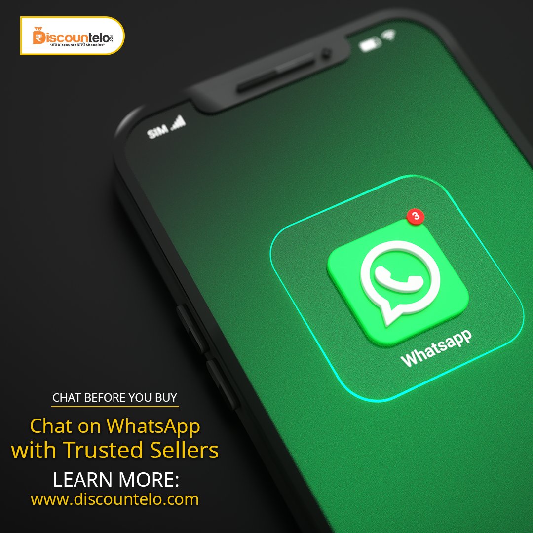 discountelo's tweet photo. India's First Shopping Disoucntelo Discount Card with Exclusive Features: Chat before you buy (Only on Discountelo)
.
To learn more, visit https://t.co/4nIk2gE07S
.
.
.
#ChatBeforeBuy #WhatsAppChatFeature #TrustedSellers #Discountelo #ShopOnDiscountelo #DiscounteloDiscountCard https://t.co/WBgYcwWiiI
