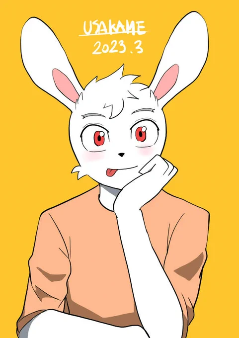 #この子ひとりで自分を認識してもらえそうなうちの子見せて欲しい うちの場合一人だけではないですが、まずはアイコンにもなってるウサギのハク君を 