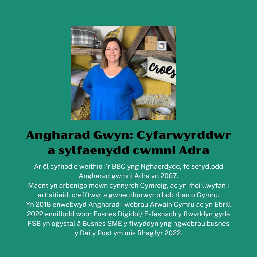 Dewch draw i sgwrs banel ‘Merched sy’n ysbrydoli’ ar faes yr Eisteddfod. Bydd y sgwrs banel yn cael ei hwyluso gan <a href="/BrownBeca/">Beca Brown</a>. Dewch yn llu!
#eisteddfod <a href="/UchelgaisGC/">Uchelgais Gogledd Cymru</a> <a href="/cyngormon/">Cyngor Sir Ynys Môn</a> <a href="/AngharadAdra/">Angharad Gwyn</a>
