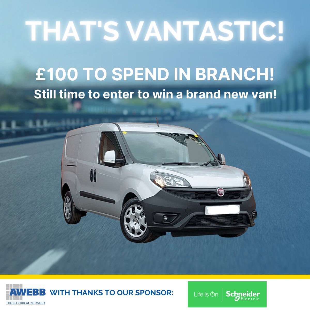 Our week 8 voucher winner is a customer of <a href="/DevondaleDED/">Devondale Electrical</a> in Newton Abbott (sponsored by <a href="/SchneiderUKI/">Schneider Electric</a>). As always, thank you so much to our sponsor and happy spending to the winner! #Vantastic2023