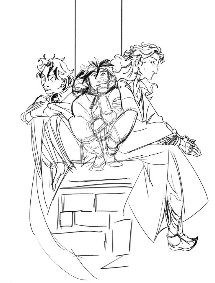 Vagabond trio + erm erm uhhhh reyshu //oc