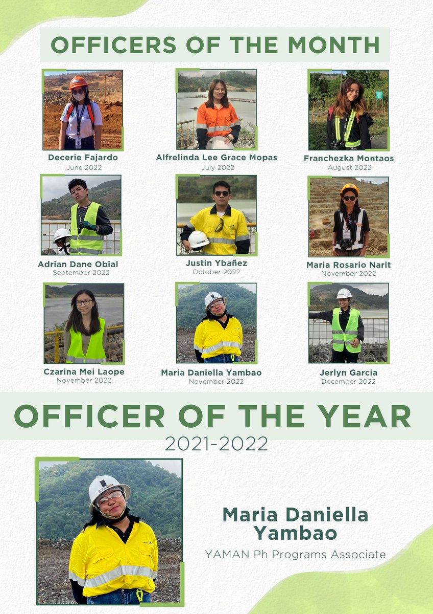yaman_ph's tweet photo. Throughout the previous term, our YAMAN PH officers have showcased outstanding dedication, compassion, and professionalism in serving the organization. We are proud to feature these brilliant officers last term before we proceed to this year's brilliant officers. https://t.co/3Vp72OYEld