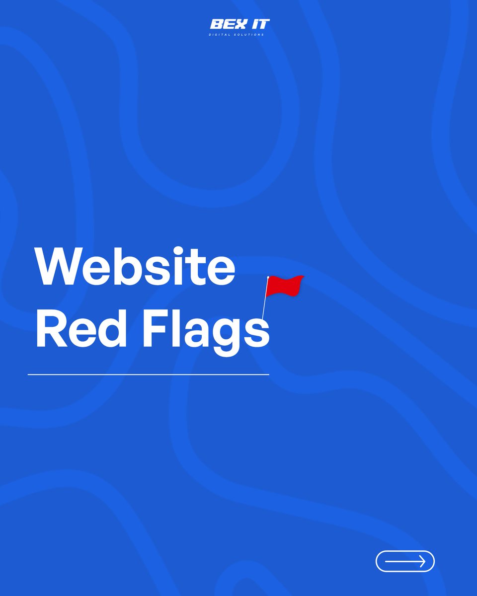 Red Flags that indicate your website has problems. 
Thread!!
#websitetips #websitetips101 #websitetipsoftheday #websitetipsforbusiness #websitetipsforbusinesses #webdevelopmentagency #websitedevelopmenttips