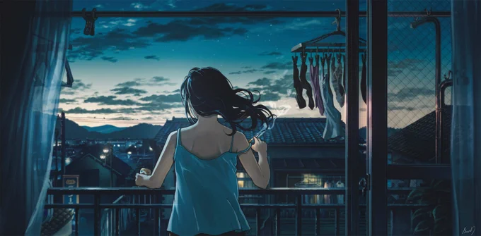 様々な夏の夕暮れ