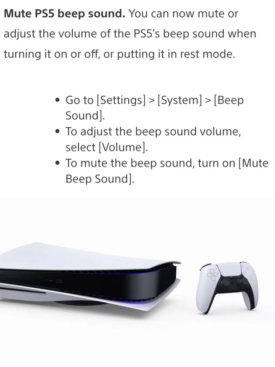 mrpyo1's tweet photo. BREAKING!!!!

You can officially mute the beep button when turning on the PS5!!! This will save lives! 😱 https://t.co/yRXLWdAalV