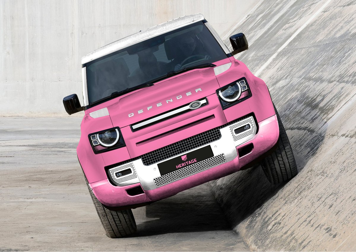 NielsvanRoij's tweet photo. Heritage Customs
Normally we set trends at Heritage Customs. We are, however, sometimes willing to follow them - if it gives us #kenergy!
—
#defender #barbiepink #barbie #valianceconvertible #barbiethemovie #MargotRobbie #defender90 #barbiemovie #barbiestyle #barbieandken https://t.co/5II7Cpa584
