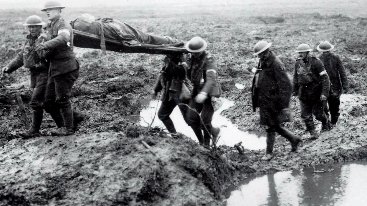 VeteransFdn's tweet image. On this day in 1917, the Third Battle of Ypres, also known as Passchendaele, began. It lasted over 100 days. In that time, the Allies advanced about 5 miles for the loss of over 250,000 soldiers killed, wounded or missing.

Lest We Forget🌺
 #Passchendaele #WWI