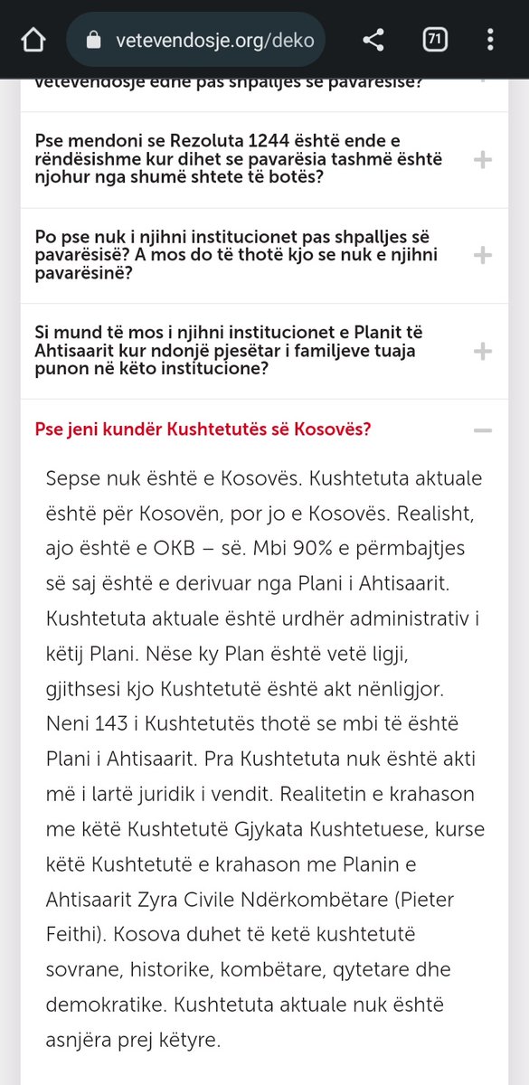 DrenShahini's tweet photo. Po e mbrojnë #Kushtetutën të cilën e fyenin dhe nënçmonin përditshëm sa ishin në opozitë!
Tash në pushtet absolut, Kushtetuta e mirë, a po? 

https://t.co/osz5DlhCiF
(Linku u shikua sot, datë 31.07.2023, ora 12:52) https://t.co/6pCQmIEQfj