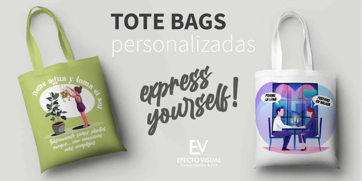 EfectoVisual03's tweet photo. 🛍️ Somos muy partidarios de que cada uno se exprese como quiera. Si, además, lo haces con gracia y buen gusto, el éxito de tu marca estará asegurado. Pídenos unas tote bags marcadas con tu mensaje y nosotros lo lanzaremos al mundo. Express yourself!! 🆒

https://t.co/soXcvRso2P https://t.co/xvdMPwf5JK