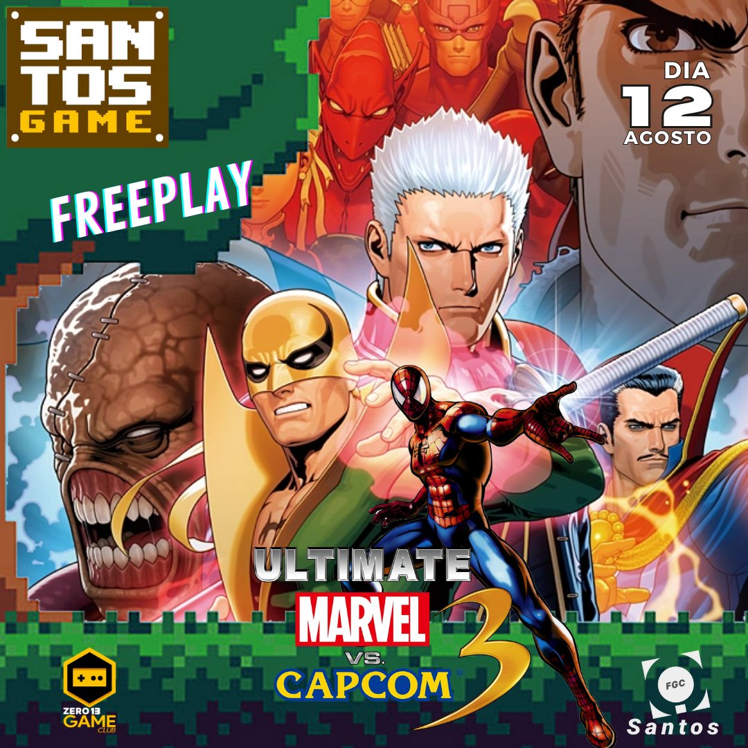 GamePowerUp's tweet photo. UMVC3 é um dos jogos de luta mais populares do mundo, com mais de mil participantes na EVO 23. No Santos Game, você também pode experimentar essa emoção, graças à parceria com a FGCSANTOS, que disponibilizará o jogo para os visitantes.
#santosgame #UMVC3 #FGCSANTOS https://t.co/F3TfJODuq1