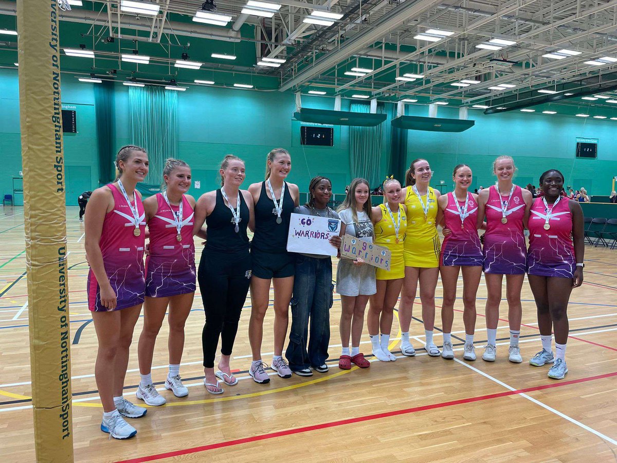 CharnRutland_NC's tweet photo. NPFL TOURNAMENT 2023
Couldn’t quite get them all together, proud of our Warriors for playing some excellent netball, enjoying the opportunity, learning &amp; developing and most importantly being great humans!
We can’t wait to have you all back in the same colours 😆💙💜 https://t.co/MllesmqGuU