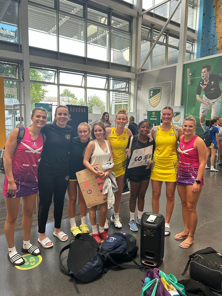 CharnRutland_NC's tweet photo. NPFL TOURNAMENT 2023
Couldn’t quite get them all together, proud of our Warriors for playing some excellent netball, enjoying the opportunity, learning &amp; developing and most importantly being great humans!
We can’t wait to have you all back in the same colours 😆💙💜 https://t.co/MllesmqGuU