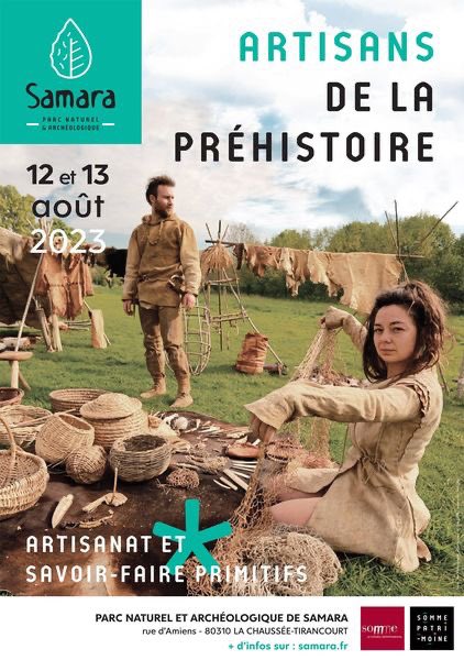 [ Artisans de la Préhistoire ] 📣 Les 12 et 13 août à <a href="/Samara_Parc/">Samara Parc Archéologique</a>, rencontrez les artisans spécialistes de la Préhistoire qui expérimentent les savoir-faire hérités de ces périodes !

➕ d'infos, programme et billetterie en ligne : samara.fr/artisans-de-la…

📸 Xtof-Photographie