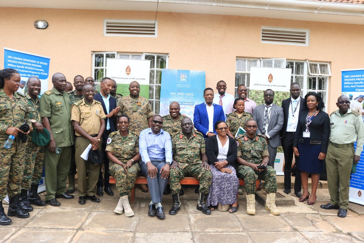 MUWRP_'s tweet photo. As part of our health systems strengthening mandate under @PEPFAR, #MUWRP has handed over a brand-new Film Van to @updf_   in Bombo barracks to facilitate Health Education and Community mobilisation while executing comprehensive HIV prevention, care and treatment services. https://t.co/tywXLBY1in