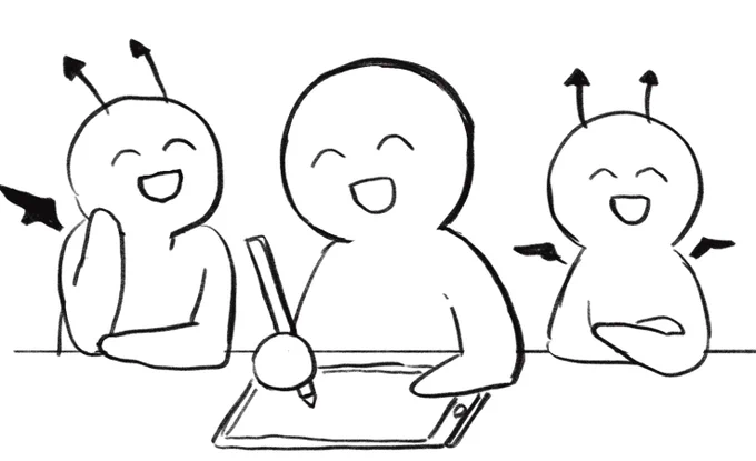 同人誌を描く時、毎回こう 