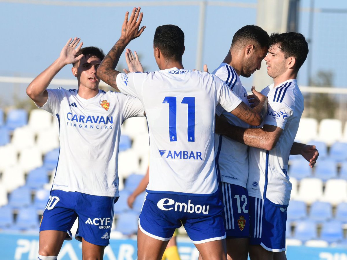 📆 Agosto: 
🏆 | J03 | 21:30 |
#RealZaragoza - Millonarios

🏝️ | D05 | 20:00 | <a href="/ardeportes/">Aragón Deporte</a>
Nástic - #RealZaragoza

J01 | S12 | 19:00 | M+
#RealZaragoza - Villarreal B

J02 | V18 | 21:30 | <a href="/vamos/">Vamos</a> 
#RealZaragoza - Valladolid

J03 | S26 | 19:00 | M+
Tenerife - #RealZaragoza