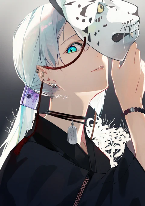 #今月描いたイラストを晒そう  意外と4枚かけてる…って思ったら暗い色しかなくてやだ～!ってなったので8月は明るい色使いたいです。
