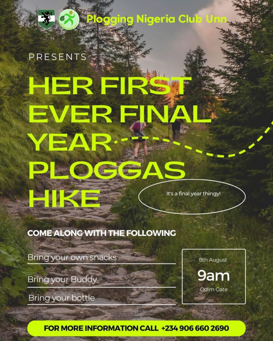 ploggingNG_UNN's tweet photo. ‼️‼️‼️‼️‼️‼️‼️‼️‼️‼️‼️‼️‼️‼️

*Who dey...*

Where are my graduates and soon to be at 😜😜😜

E no easy 😔😔😩

Well what better way to unwind from the five years stress as a graduate Plogga than to take a hike and enjoy nature at her best 🫶🏽💚🫶🏽

* https://t.co/mTqWNNgKPO