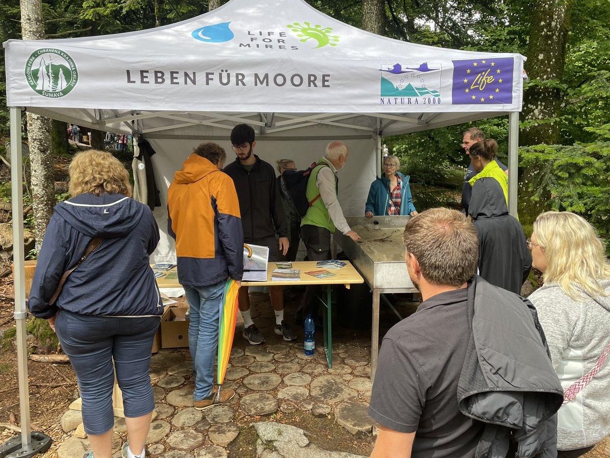 LIFEforMIRES's tweet photo. Presenting #restoration of streams and #peatbogs at the Landesgartenschau in Freyung ππ¦ together with @bundnaturschutz! https://t.co/fr3tKFvwes