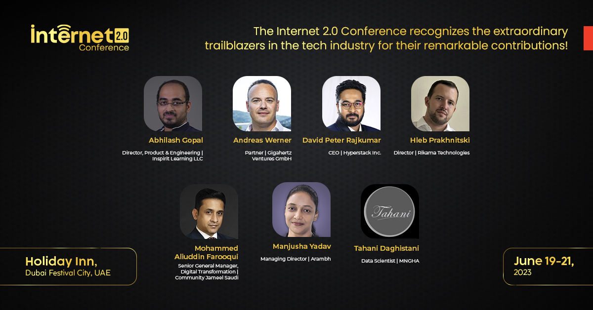 internet2conf's tweet photo. Honoring the outstanding achievement of these exceptional professionals who have clinched the 'Outstanding Leadership Award' at #Internet2Conf
#InternetConference #Awards #UAE #Dubai #Technology #TechConference #Leaders #OutstandingLeadership #Recognition https://t.co/Z2uJh77FIm