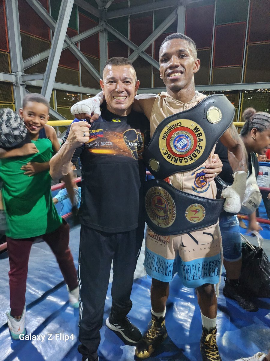 jaltuve77's tweet photo. Seguimos en el camino de la victoria excelente combate Williams el baby flores campeón nacional del peso gallo https://t.co/VeK2aSTQmI