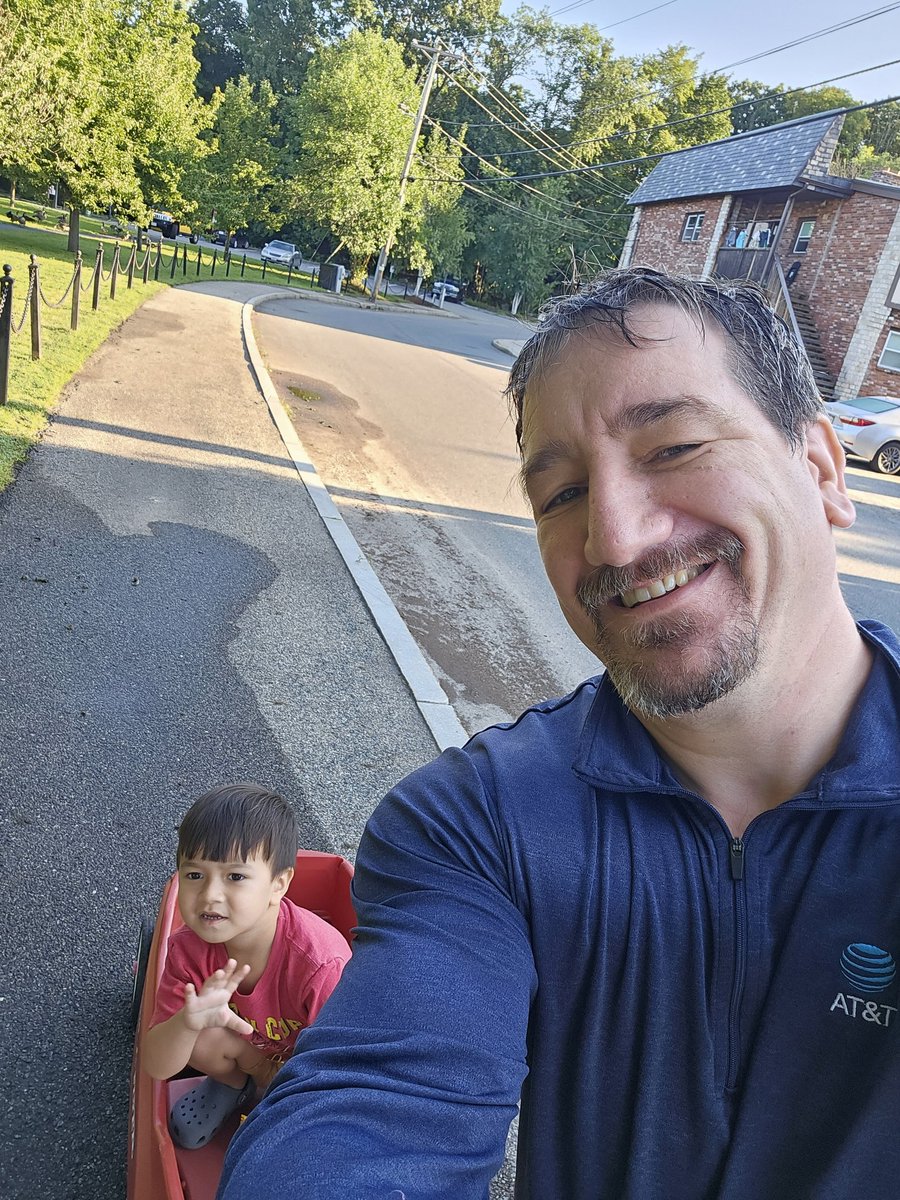 I am getting my walk on before my day at work. #Life #ATT