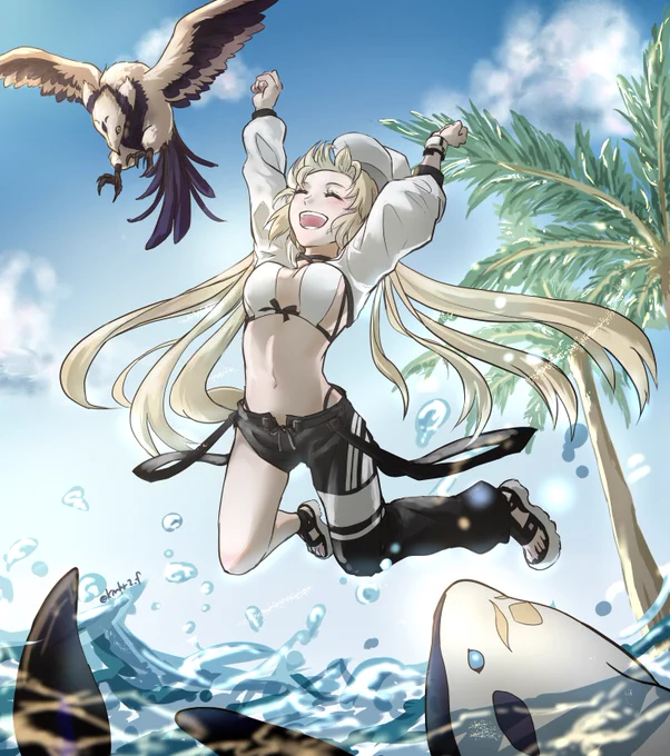 水着キャストリアありがとう カルデアの夏をいっぱい楽しんでほしい