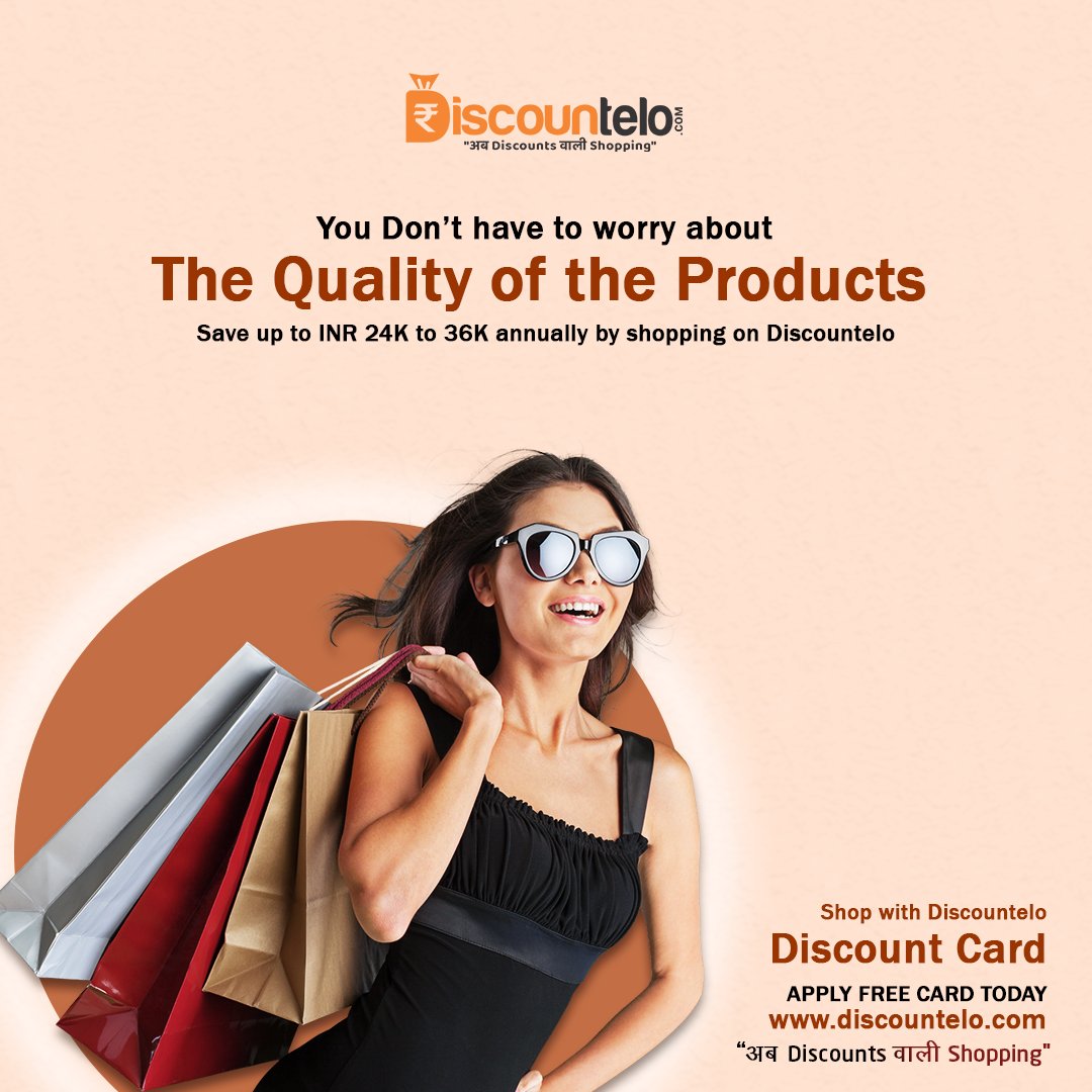 discountelo's tweet photo. You Don't have to worry about the Quality of the Products, because we pick the only best deals from 10000's products. APPLY FREE CARD TODAY. Visit https://t.co/4nIk2gE07S
.
.
.
#BestProducts #BestPrice #ShopOnDiscountelo #DiscounteloDiscountCard #OnlineShopping #Discountelo https://t.co/lmsY9zOgTW