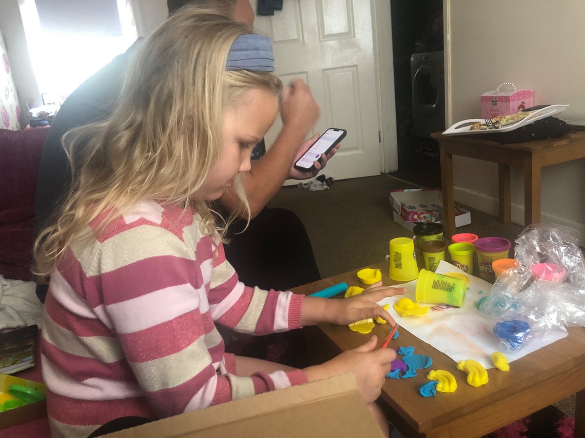 amyleahroach's tweet photo. @PPS_Seren Amelia loves the play dough set she won at the end of year raffle. Thank you so much! 
Hope your all having a lovely summer hols 😊 https://t.co/FLdxGPlx9t