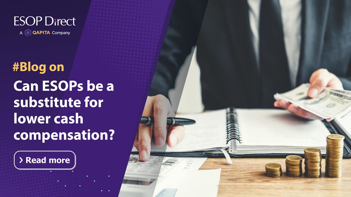 Delighted to share our blog post exploring the potential of ESOPs as an alternative to lower cash compensation for employees. If you're interested in understanding the benefits and key factors, join the conversation and check out the blog!

Read Now: lnkd.in/d_S6hPCH