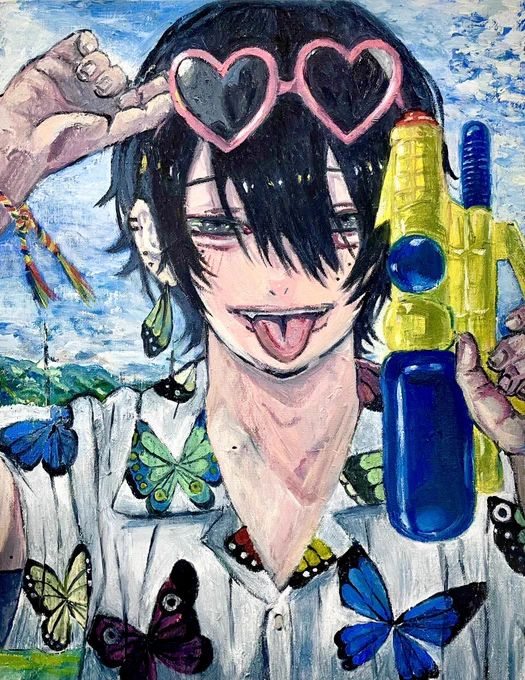 #イシハマの創作 #朧先輩