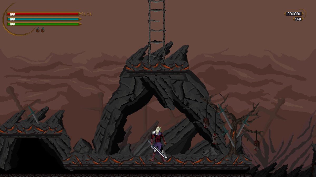 “Omen Fall” will launch on the 30th of August
Add to your wishlist🗡👾
👇🏻
store.steampowered.com/app/1745050/Om…

 #metroidvania #indiegame #Steam #game #videogames #omenfall #witchcraftvideogame #pixelart #PCGamer #screenshot #2d #indiedev #pcgame #platformer #darkfantasy #Mythology