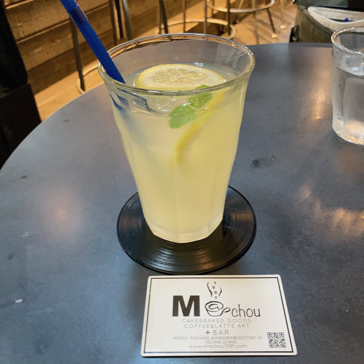 ayudabe's tweet photo. #tea 花巻市 M@achou(マッシュ) 自家製レモネード #花巻 #hanamaki #lemonade #pointcard ワッフルやかき氷やパフェと悩んだけど レモネードでスッキリする事にした. https://t.co/gBqgt3UzFU