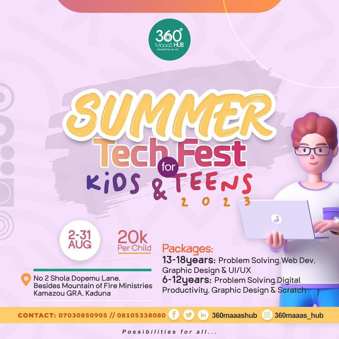 MaaaS360's tweet photo. ๐ Don't miss out on the hottest tech event of the season! ๐
Summer Tech Fest is just around the corner, starting on August 3rd, 2023.
Register your kids and teens today and let them be a part of the future!
https://t.co/xmSFIe5Vyw
๐ป #SummerTechFest #TechEvent2023 https://t.co/tAtGTE8n1n