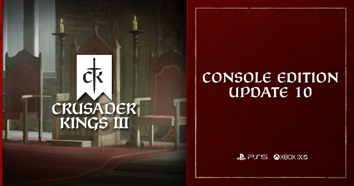 Crusader Kings III da Lab42 Games chegará ao PS5 em março