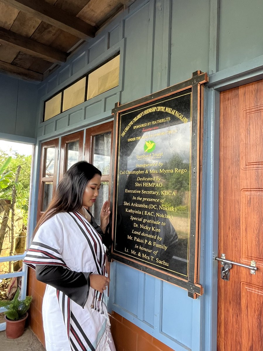 themiraculumSN's tweet photo. The moment we waited and worked hard for!!! “Creative Children’s Friendship Centre, Noklak” inaugurated by Col Christopher and his lady wife. Thank you @SunbirdTrust for making this happen for us. 
This centre consists of a Library, Tuition centre and a computer lab. 8/07/23🌟 https://t.co/EbbomUSPvt