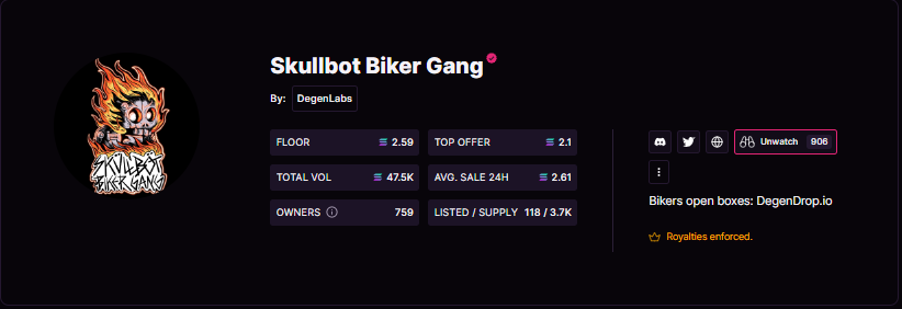 CryExc's tweet image. Only 118 listed. We soon gonna make it. 

Still fucking cheap.

#biker4life #communityoverprofit