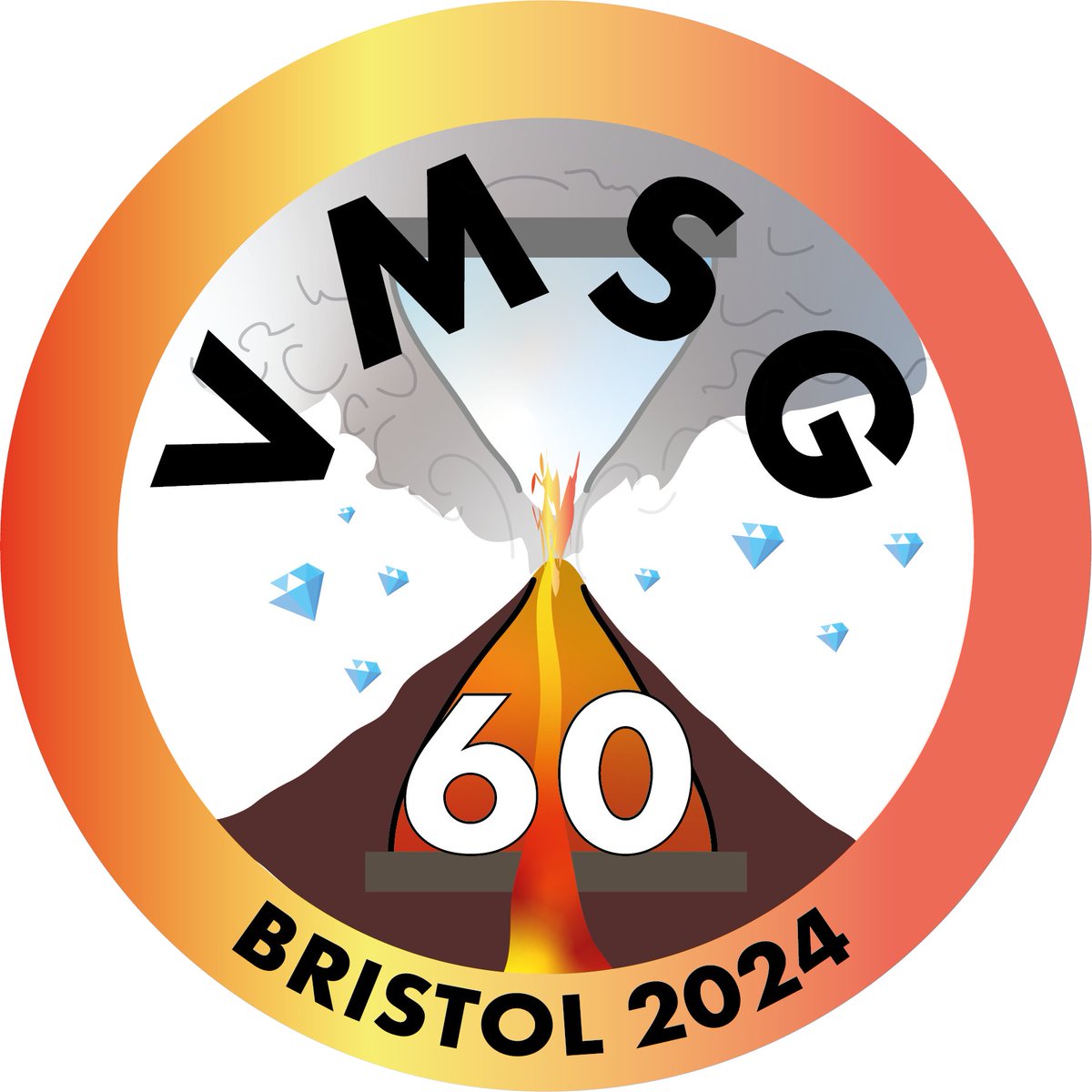 Here we go everyone - @vmsg_uk 2024 meeting in Bristol, 3-5th January. This is the 60th anniversary of the Volcanic and Magmatic Studies Group, so we're going to try and put on a show for you! All the info we can release so far is below...