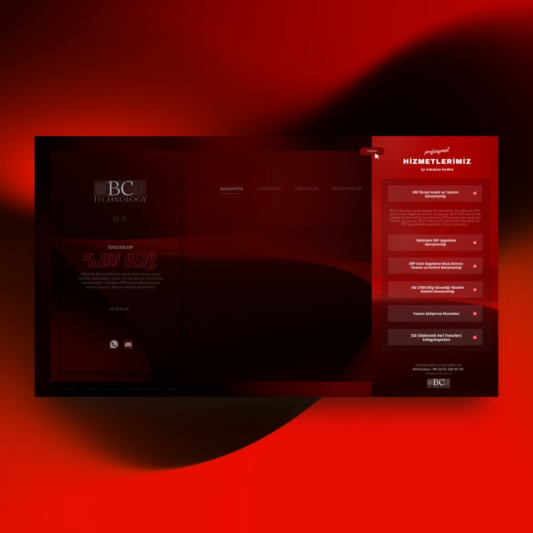 birnc's tweet photo. BCD Technology Web Tasarım Projesi  
► https://t.co/FEBTJG0REM 

Modern, yeni nesil web sitesi projesi tamamlanmıştır. 
   #WebTasarım #birNC #WebDesign #Ui #Ux #UiDesign #UxDesign #WebSitesi #Website #Web #BCDTechnology #GraphicDesign #WebsiteDesign #Designer #Technology https://t.co/xX1WZVpeOo