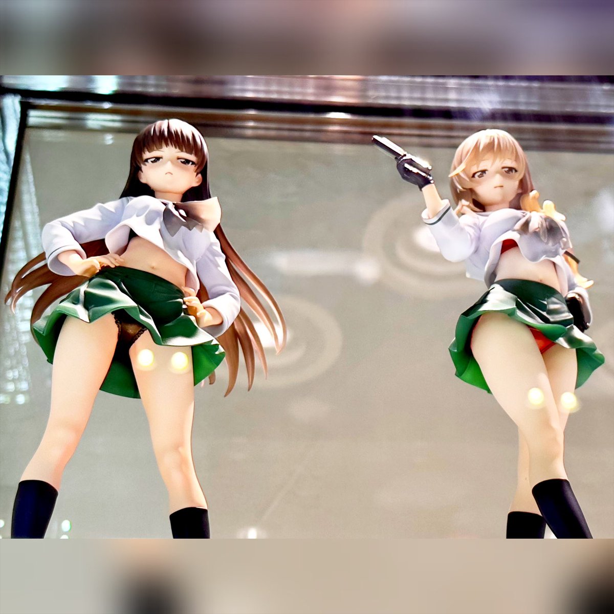 家元ズが大洗女子の制服を纏ったフィギュア、それだけでも凄いんだけど