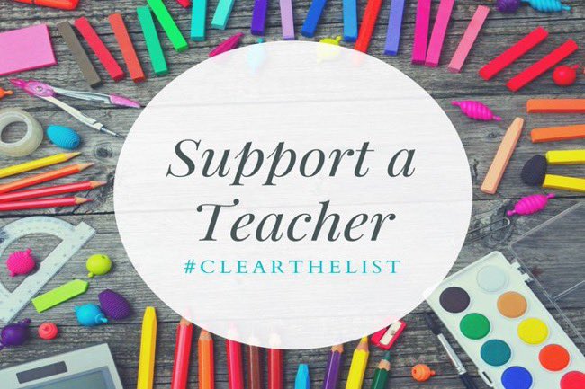 Back to school is quickly approaching..help “ease the transition” by supporting a classroom. 
Teachers-Drop your link here &amp; RT! ✨ Maybe someone will send your classroom a smile.😁 You mean so much to these kids! #clearthelist #teachertwitter

amazon.com/hz/wishlist/ls…