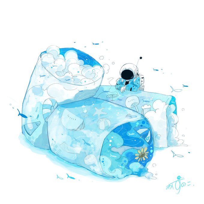 「ice cube sitting」 illustration images(Latest)