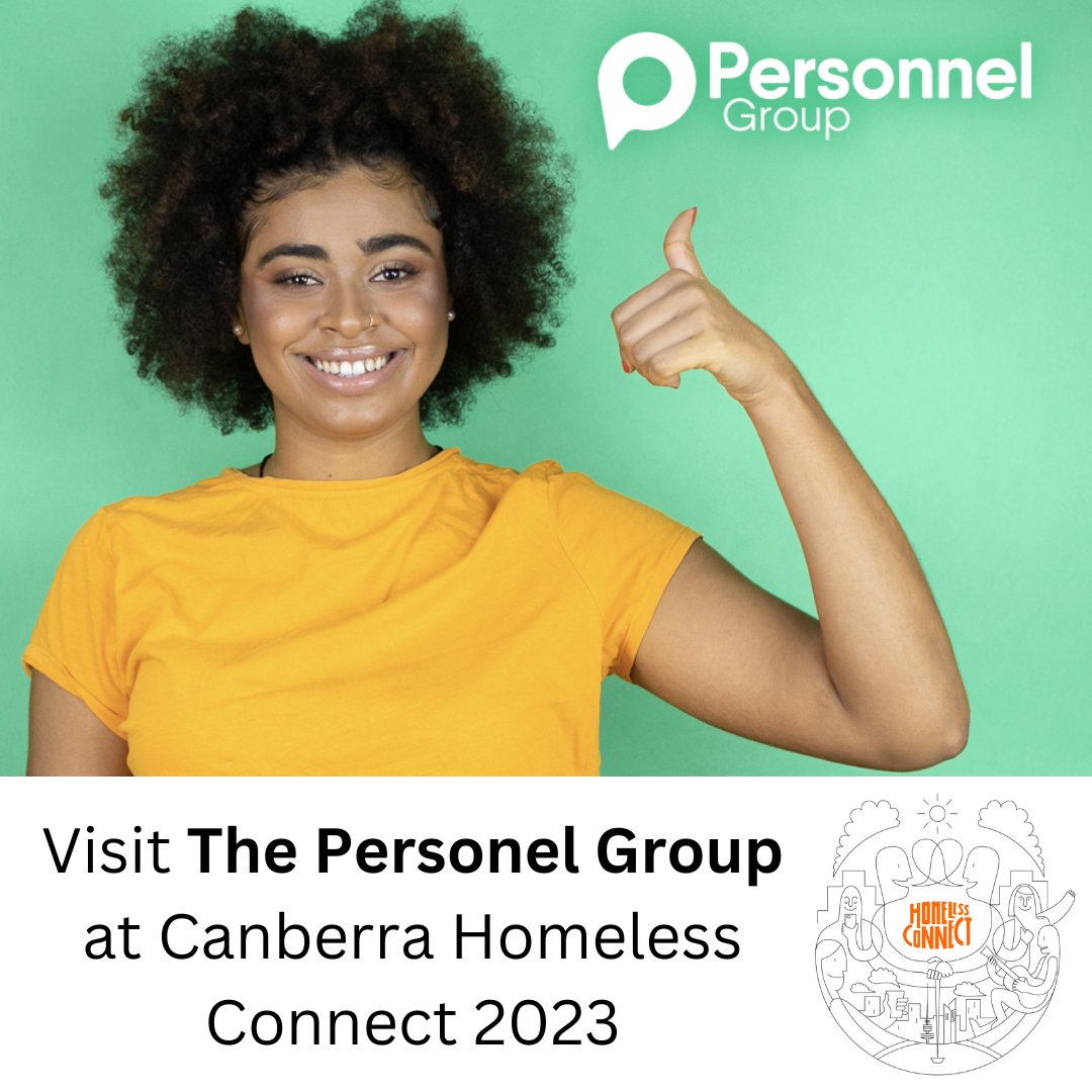 CBRHomelessCnct's tweet photo. Service spotlight: The Personel Group
The Personnel Group is a non-for-profit organization that helps the community with health, training, community programs and employment.
#HomelessConnect
#cbr
#cbrhomelessconnect #HomelessConnect2023
#employment https://t.co/ag7EPKKNW8