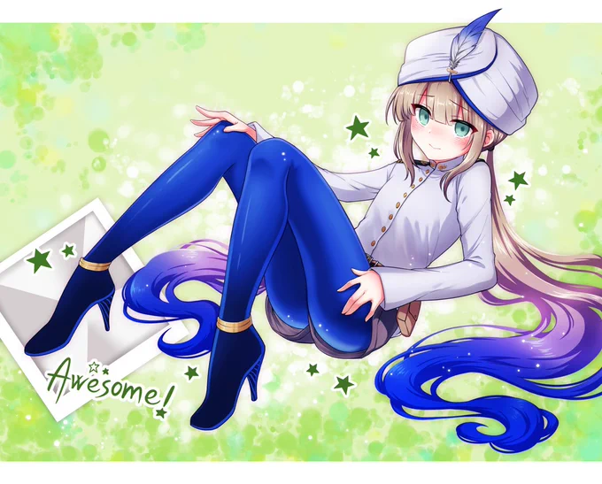 水着ネモへの迸る想いを絵にしたりネモと一緒にイベントと8周年を満喫した月でした #今月描いたイラストを晒そう