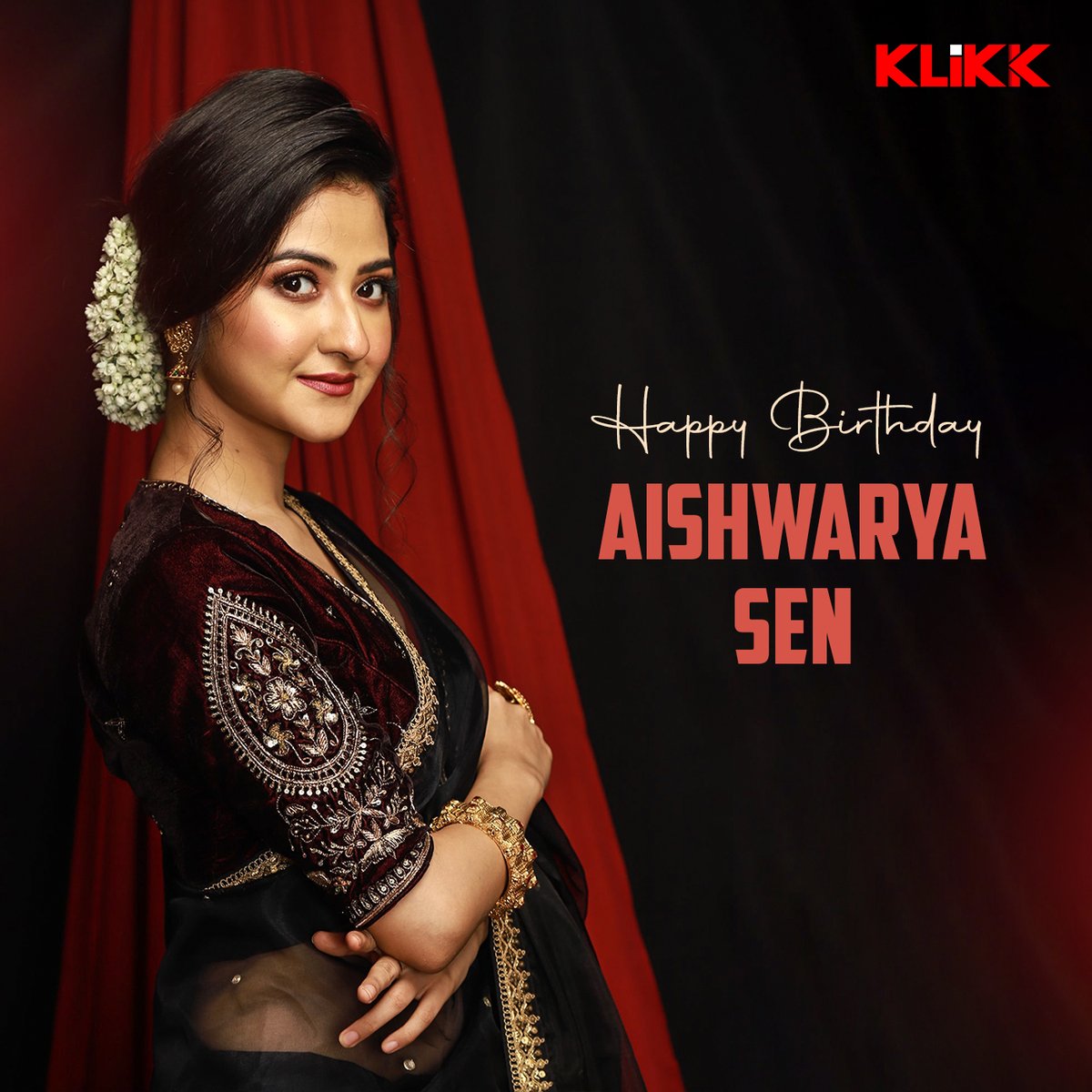 Happy birthday to the incredibly talented and captivating Aishwarya Sen! May this year bring even more remarkable achievements your way! 
#Klikk #aishwaryasen