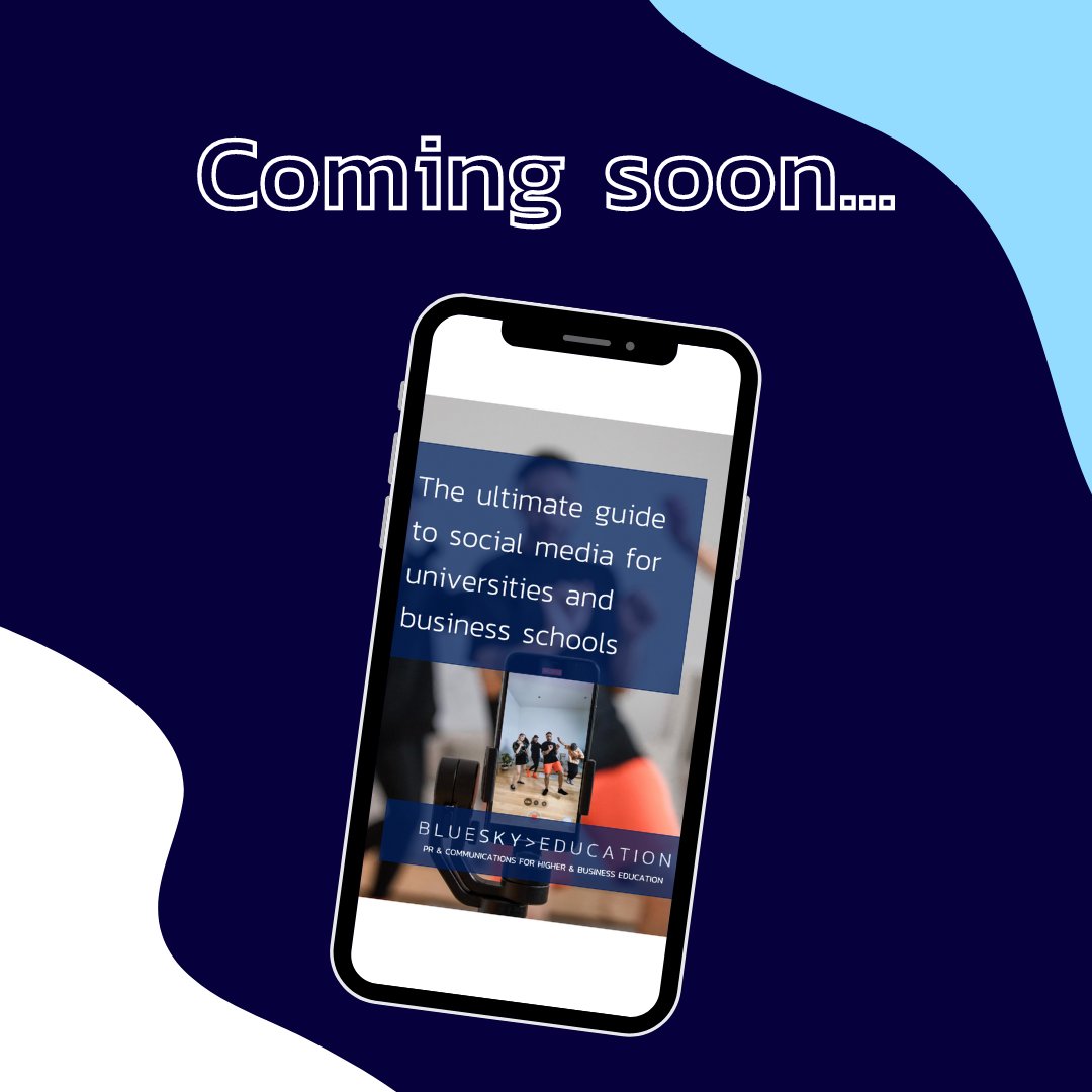 Calling all universities and business schools! Elevate your online presence with our new upcoming #eBook: 'The Ultimate Guide to Social Media for Universities and Business Schools.' 📚 Mark your calendars for August 7th!🗓️ #SocialMedia #SocialMediaEbook bluesky-pr.com/higher-busines…
