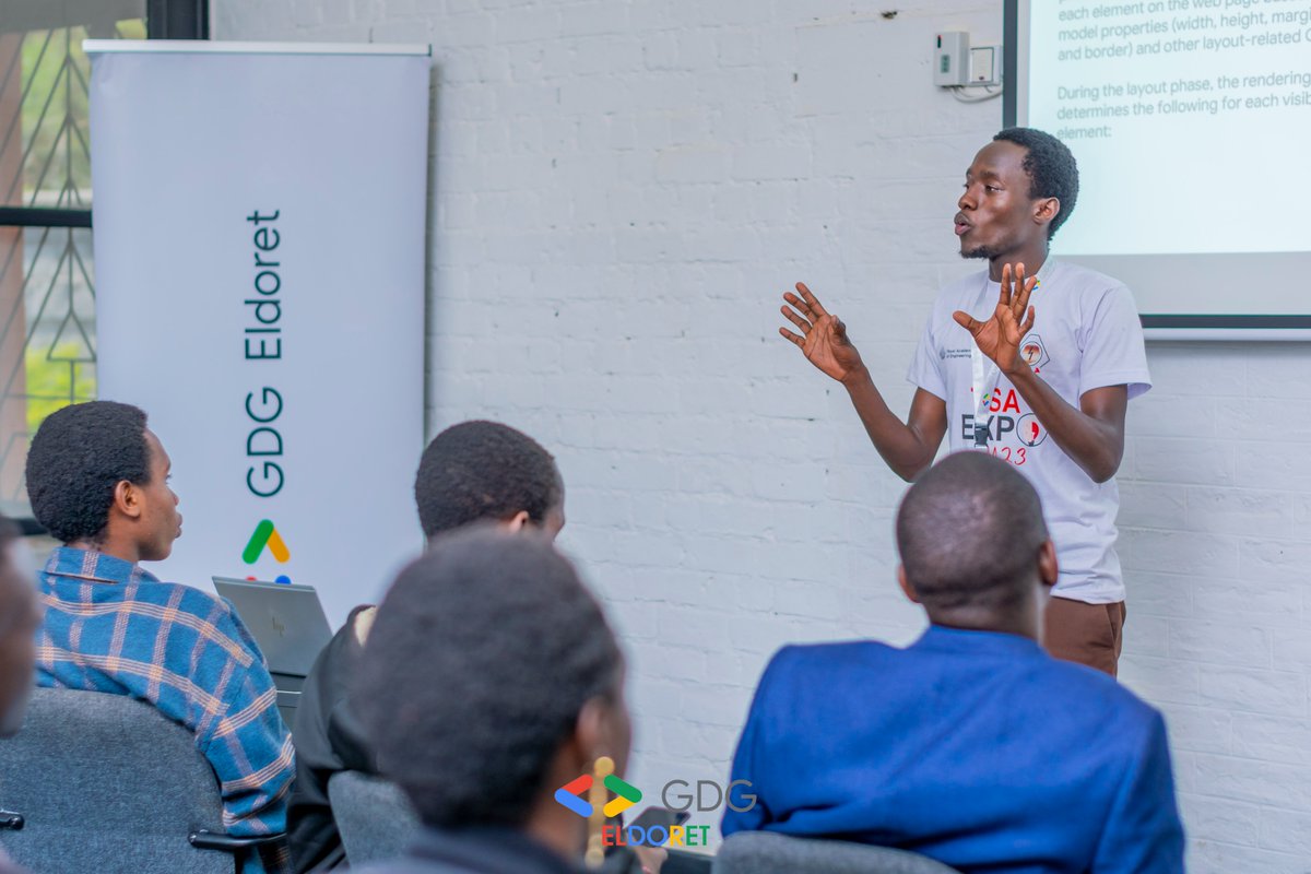 kiche_allan's tweet photo. Over the weekend, on Saturday, I had the privilege to speak at the #IOExtended #IOExtendedEldoret 2023 hosted at the @kikao64 in Eldoret town. My focus was on CSS and Critical Rendering Path as I delved on how to optimize your rendering of CSS for faster load times and performance of your website. The event made me learn alot when it comes to web performance and the space to share it with the greater community was fulfilling.
Much appreciation to our @gdgeldoret lead @mayeedwin1 for organizing such an awesome event. Twas a much success and the amount of knowledge shared was quality and indepth especially when it comes to latest developments in tech surrounding the @googleafrica technologies.
I had the opportunity to also listen and gain deep insights on sessions held by @wayne_gakuo @mwycliffe_dev @DeniseAllela and @ibensalcie
I appreciate @GitHubEducation and @juanpa for the facilitation
@IamPablo
Looking forward to more opportunities to impact our community and tech ecosystem around us