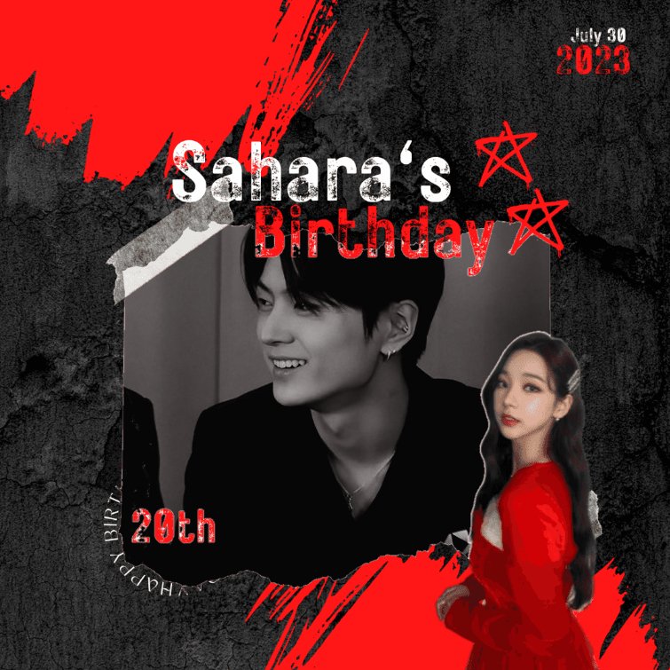 happy birthday <a href="/arxnity/">sahara</a>, semoga menghabede dan wyatb