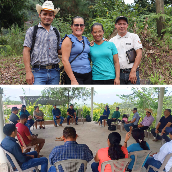 Knowledge exchange among farmer organizations connects. empowers, and builds communities 🗨💪 In Honduras, we currently support 31 farmer organizations. Recently, four of them gathered to exchange experiences and strategies on coffee marketing to prepare for the upcoming harvest.