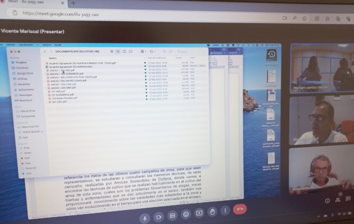 💪💼 Trabajando juntos, ARROCES SOSTENIBLES DE DOÑANA (ASD), DOÑARROZ SL DOÑARROZ SL, CSIC y Rafael Morales Fabra (FMR) planificamos con entusiasmo acciones para mejorar la eficiencia nutricional en los arrozales de Doñana. 🌱#NutriRice #AgriculturaSostenible  #TrabajoEnEquipo